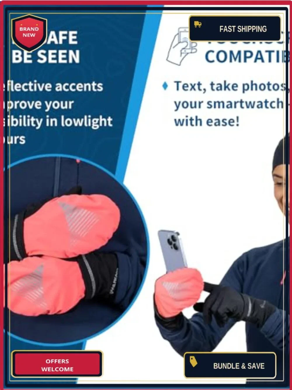 N/A convertible gloves